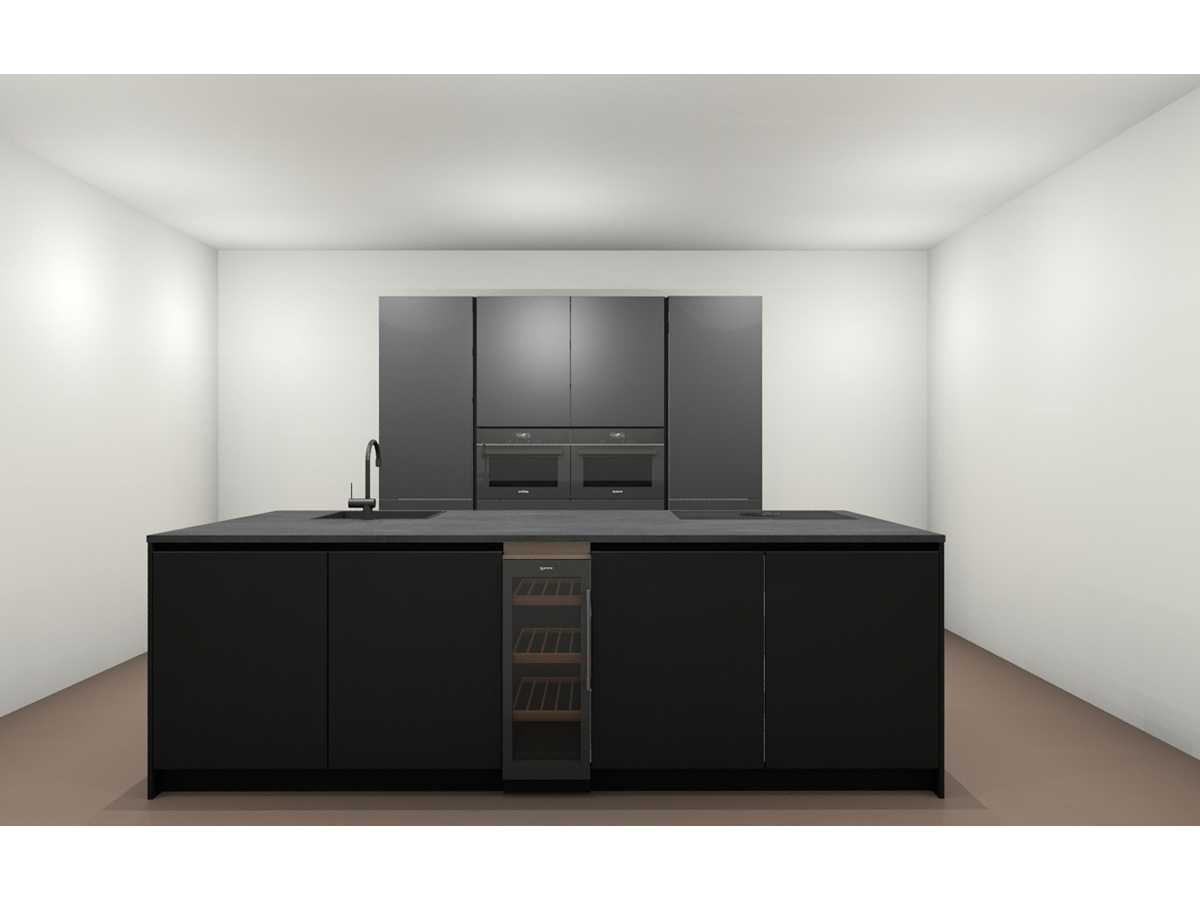 Häcker TopSoft mat zwart eiland keuken - Häcker Keukens keukens | afbeelding 17 van 31