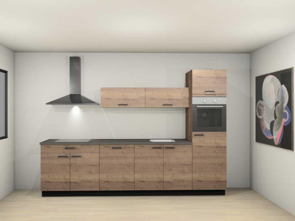 Nobilia Decor eiken Havanna recht keuken - Nobilia Keukens keukens uit voorraad leverbaar