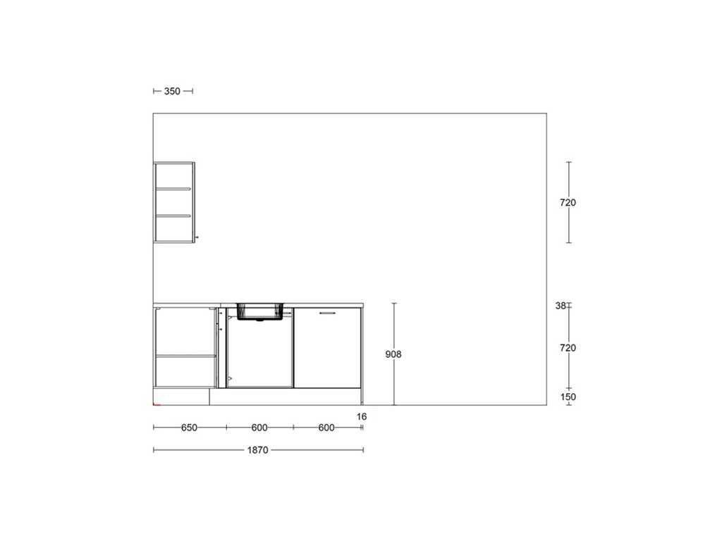 Nobilia Laser Decor zwart beton hoek keuken - Nobilia Keukens keukens | afbeelding 14 van 16