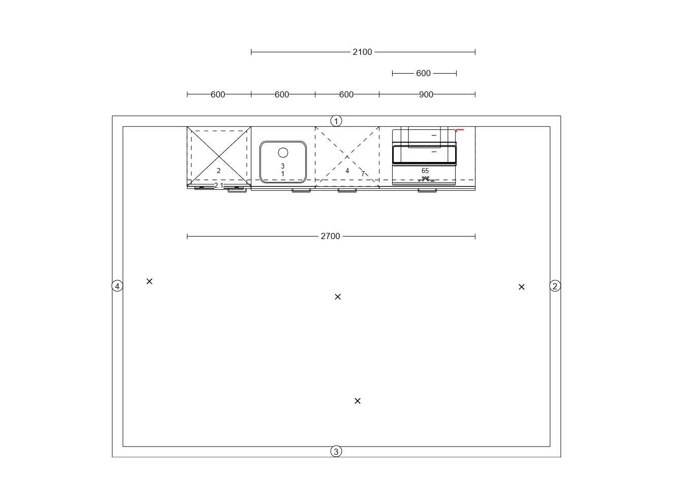 Nobilia Laser Decor zwart beton  recht keuken - Nobilia Keukens keukens | afbeelding 8 van 19