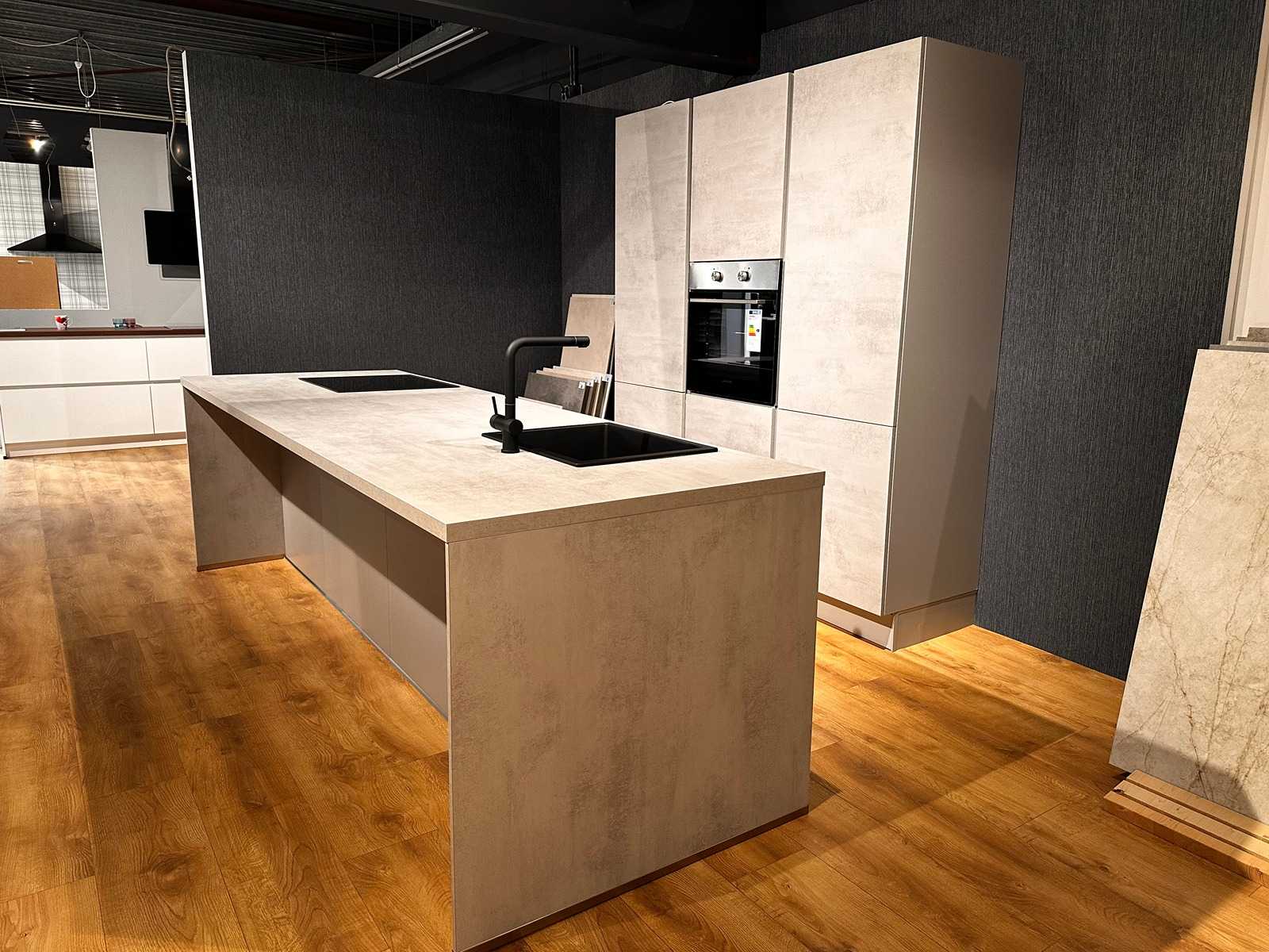 Nobilia Riva Decor Beton grijs Eiland keuken - Nobilia Keukens keukens | afbeelding 7 van 21