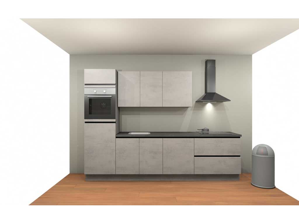 Nobilia - Riva Decor Beton grijs - Keukenopstelling - Nobilia Keukens keukens | afbeelding 2 van 16