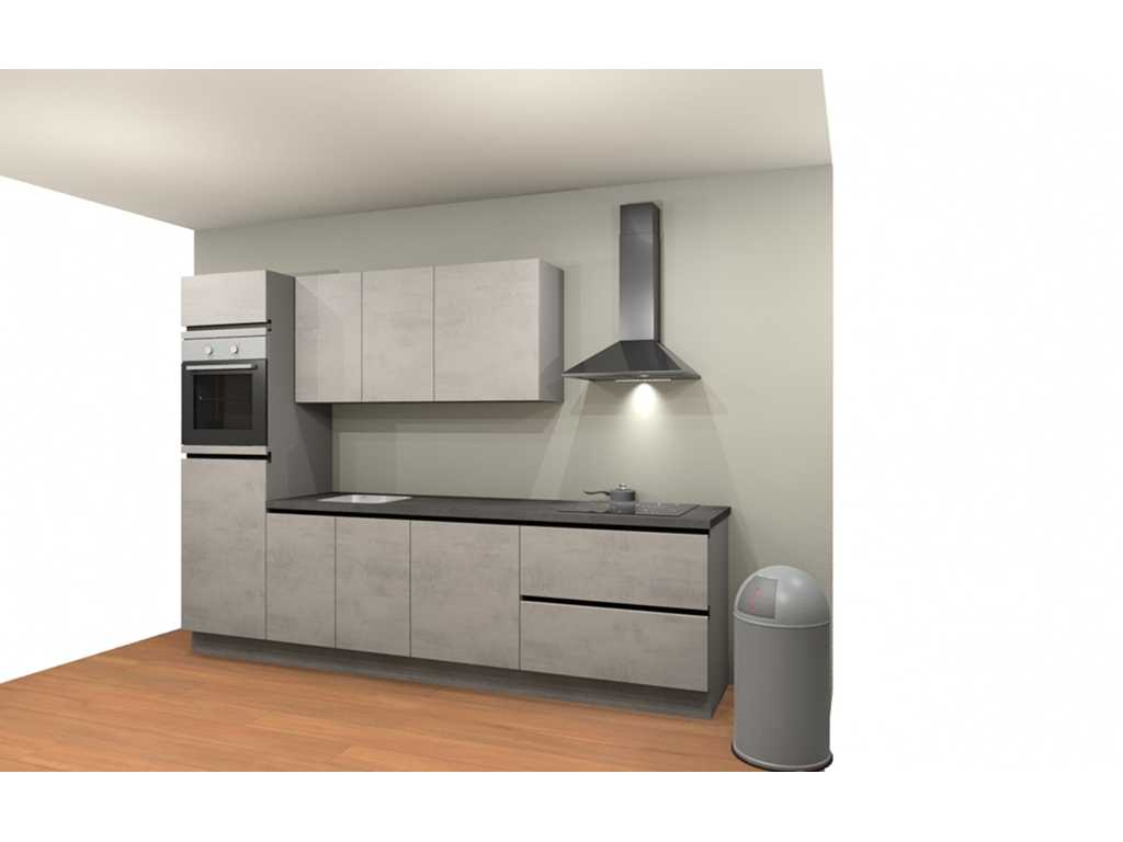 Nobilia - Riva Decor Beton grijs - Keukenopstelling - Nobilia Keukens keukens | afbeelding 3 van 16