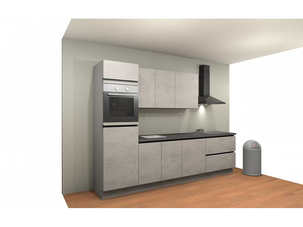 Nobilia - Riva Decor Beton grijs - Keukenopstelling - Nobilia Keukens keukens | afbeelding 4 van 16