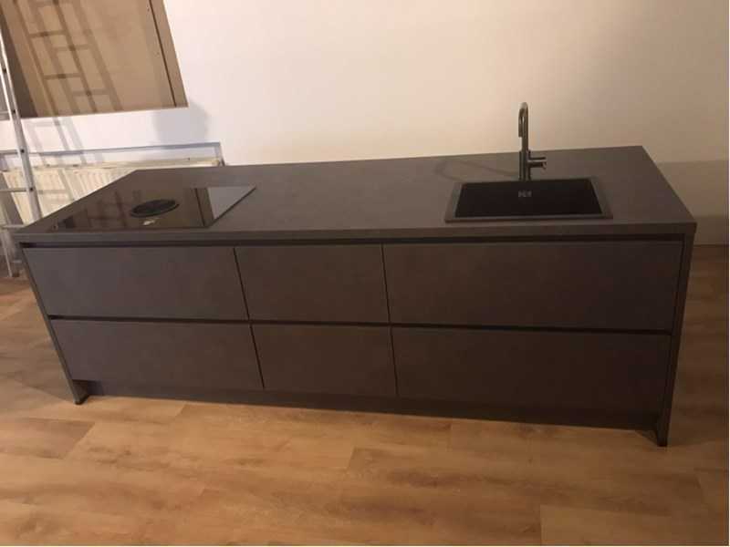 Nobilia Riva decor beton terra grijs - Nobilia Keukens keukens | afbeelding 2 van 23