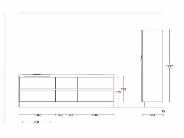 Nobilia Riva decor beton terra grijs - Nobilia Keukens keukens | afbeelding 20 van 23