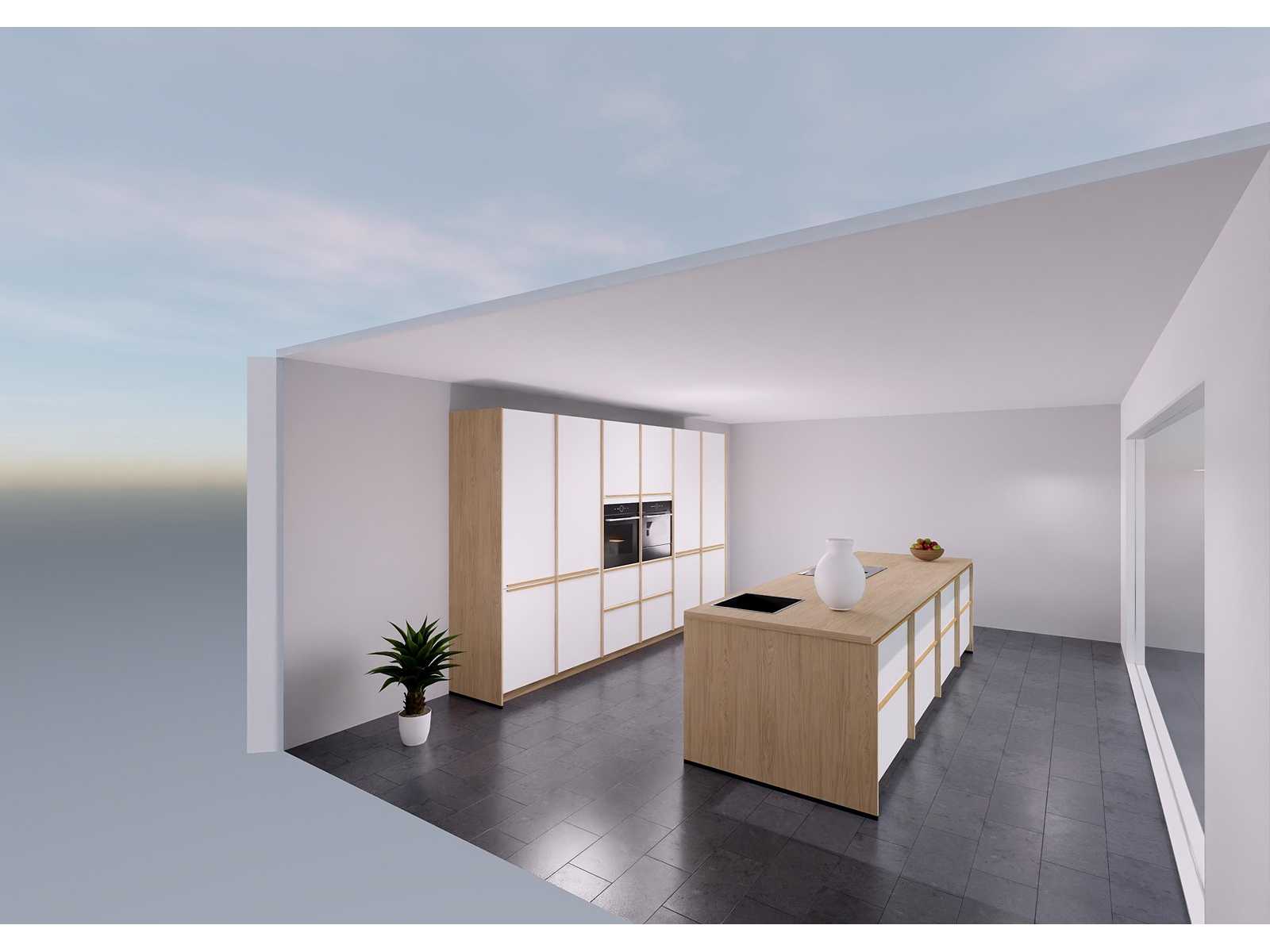 Nobilia Senso Lak, wit premium mat Japandi Eiland - Nobilia Keukens keukens | afbeelding 6 van 8