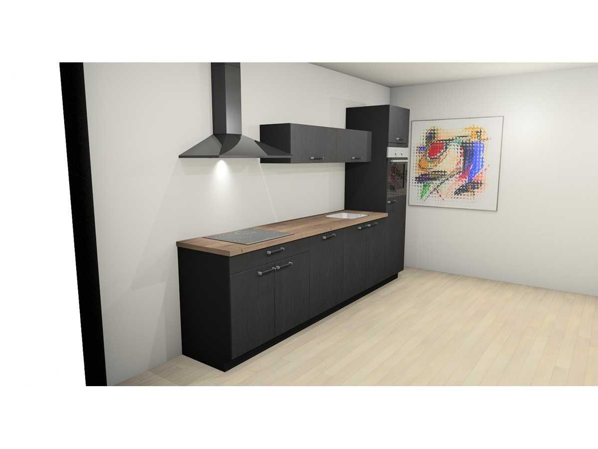 Nobilia Structura Decor Eiken Nero recht - Nobilia  Keukens keukens | afbeelding 5 van 14
