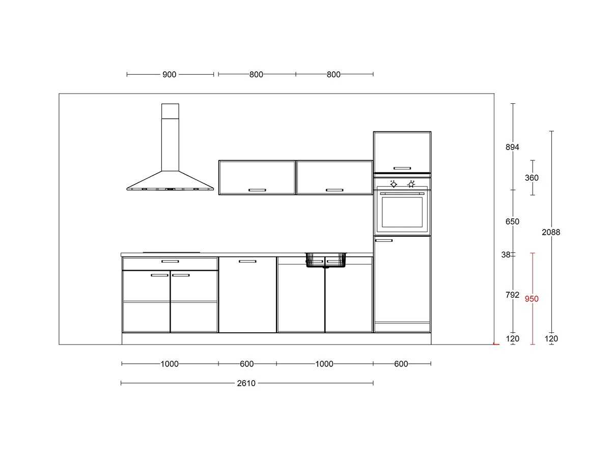 Nobilia Structura Decor Eiken Nero recht - Nobilia  Keukens keukens | afbeelding 7 van 14