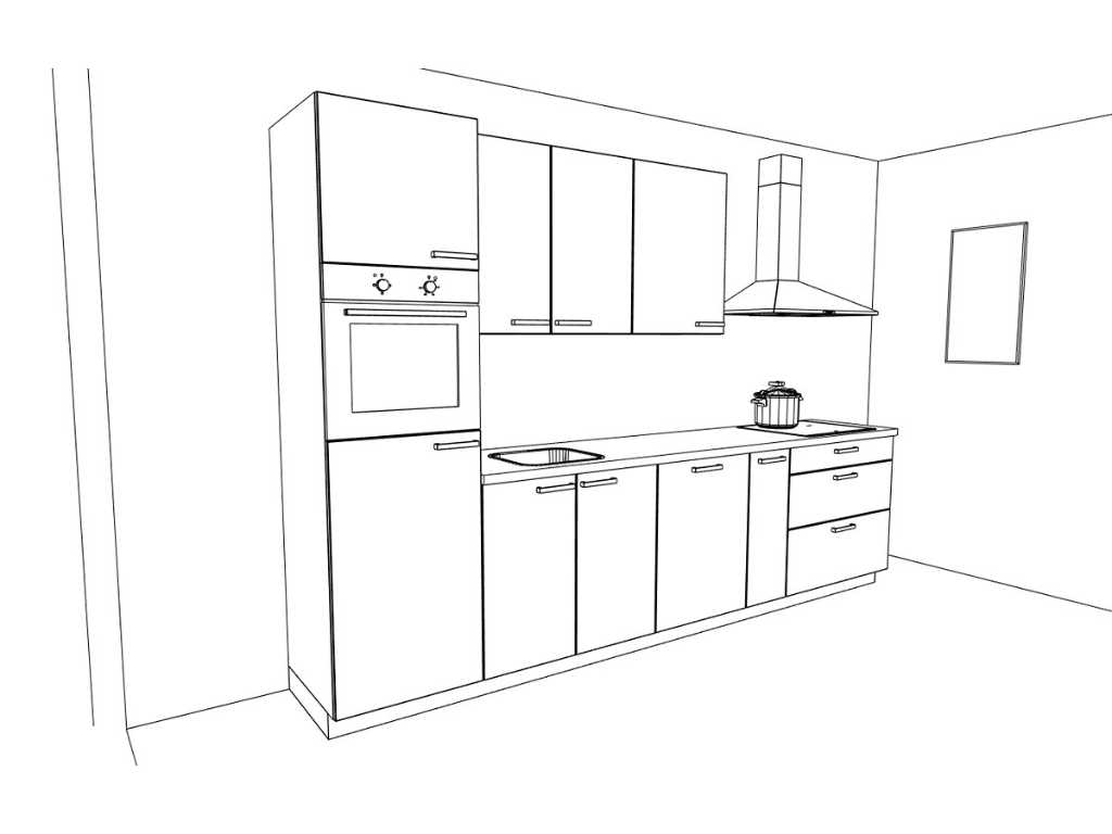 Nobilia Structura Decor eiken Nero rechte keuken - Nobilia Keukens keukens | afbeelding 11 van 20