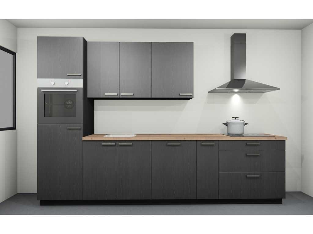 Nobilia Structura Decor eiken Nero rechte keuken - Nobilia Keukens keukens | afbeelding 2 van 20