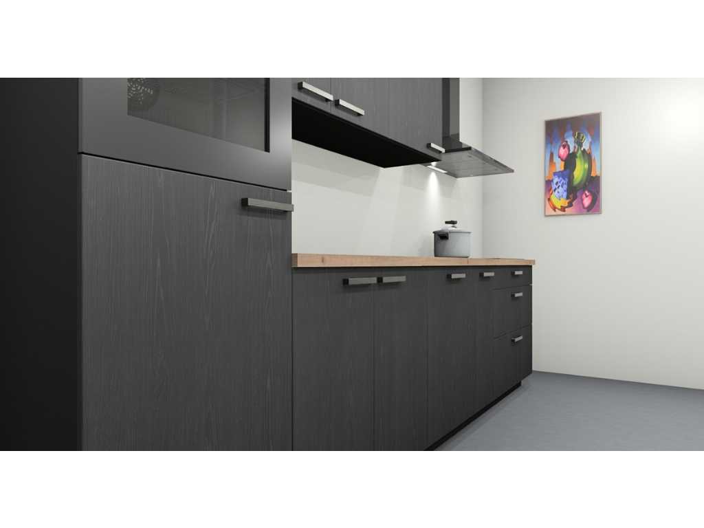 Nobilia Structura Decor eiken Nero rechte keuken - Nobilia Keukens keukens | afbeelding 5 van 20