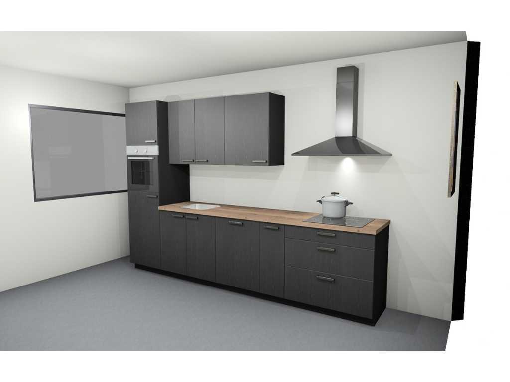 Nobilia Structura Decor eiken Nero rechte keuken - Nobilia Keukens keukens | afbeelding 6 van 20