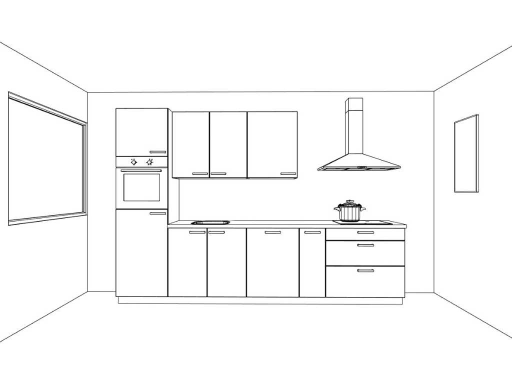 Nobilia Structura Decor eiken Nero rechte keuken - Nobilia Keukens keukens | afbeelding 9 van 20