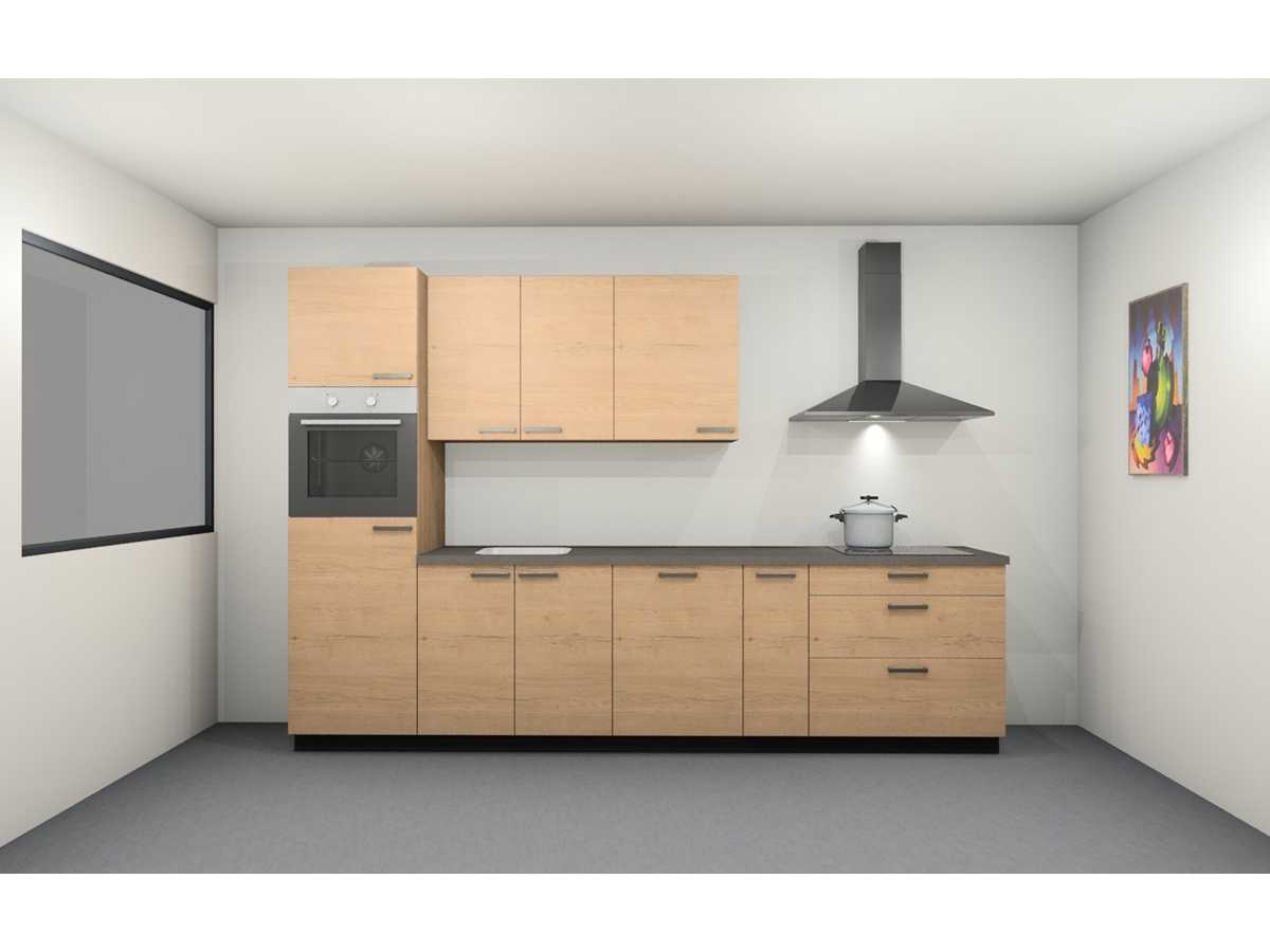 Nobilia Structura Decor eiken Sierra recht keuken - Nobilia Keukens keukens | afbeelding 2 van 19