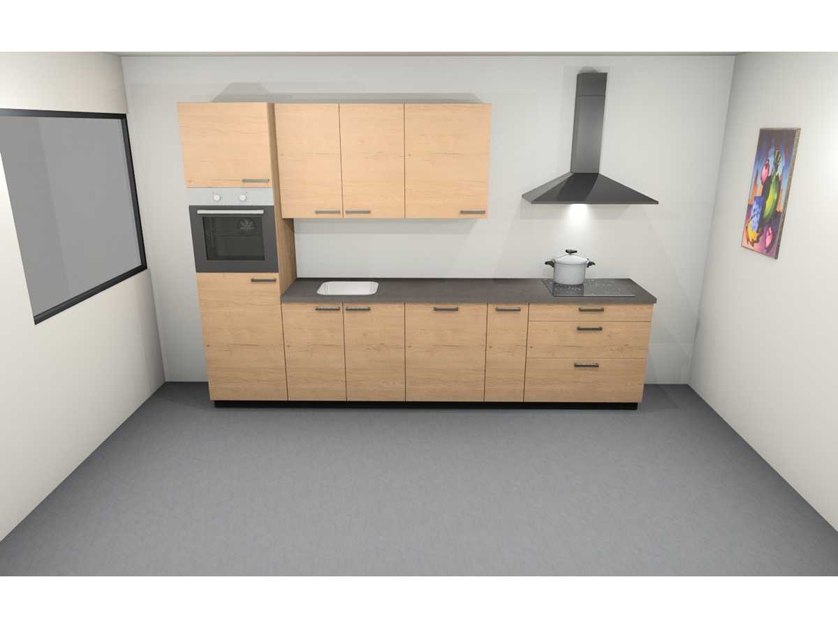 Nobilia Structura Decor eiken Sierra recht keuken - Nobilia Keukens keukens | afbeelding 3 van 19