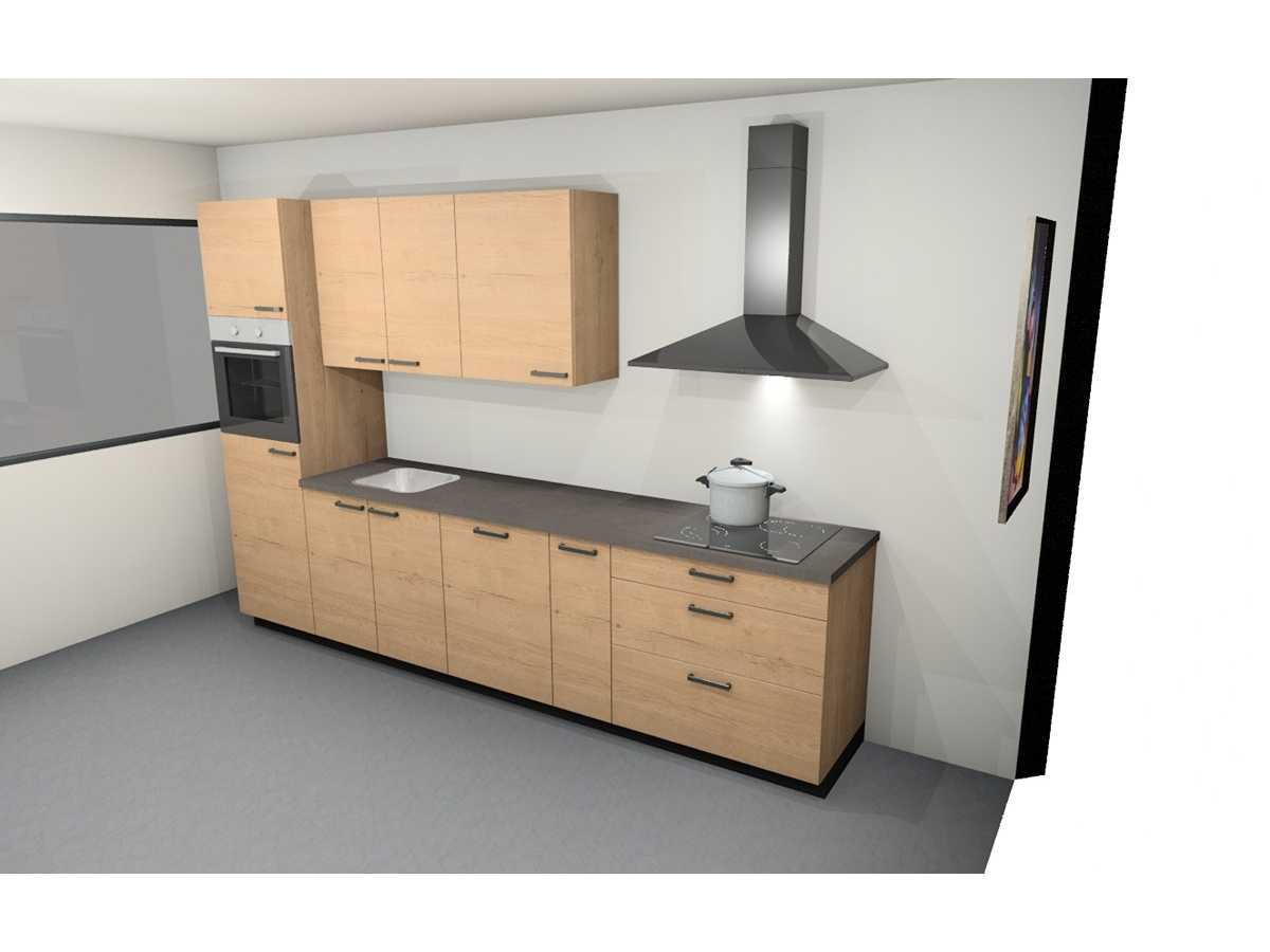 Nobilia Structura Decor eiken Sierra recht keuken - Nobilia Keukens keukens | afbeelding 6 van 19