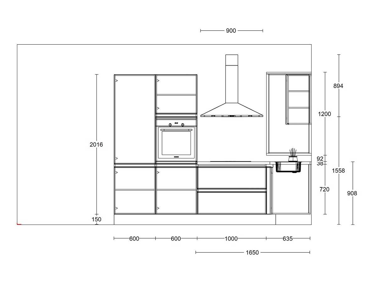 Nobilia Structura Decor noten Milano hoek keuken - Nobilia Keukens keukens | afbeelding 11 van 22