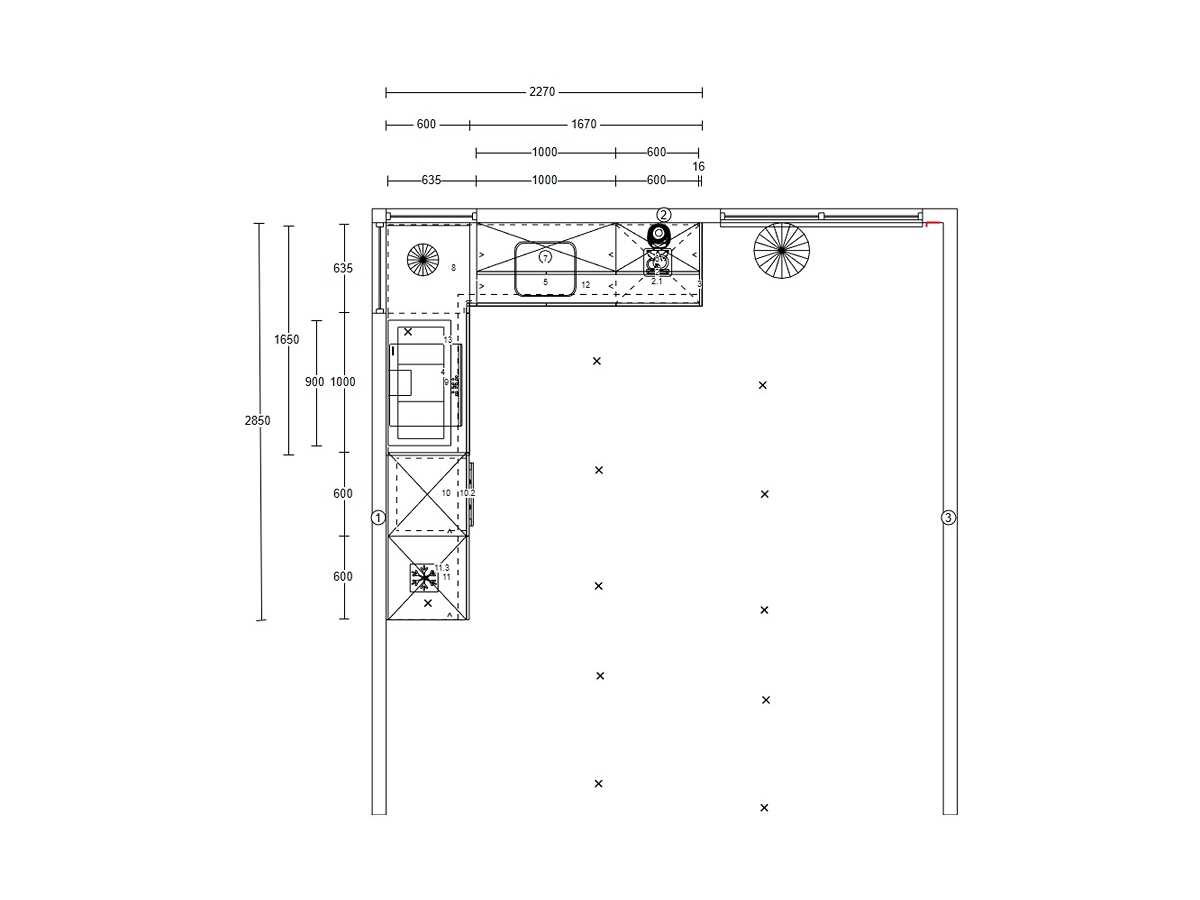 Nobilia Structura Decor noten Milano hoek keuken - Nobilia Keukens keukens | afbeelding 7 van 22