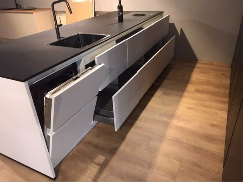 Nobilia Structura Eiken nero met wit eiland keuken - Nobilia Keukens keukens | afbeelding 18 van 32