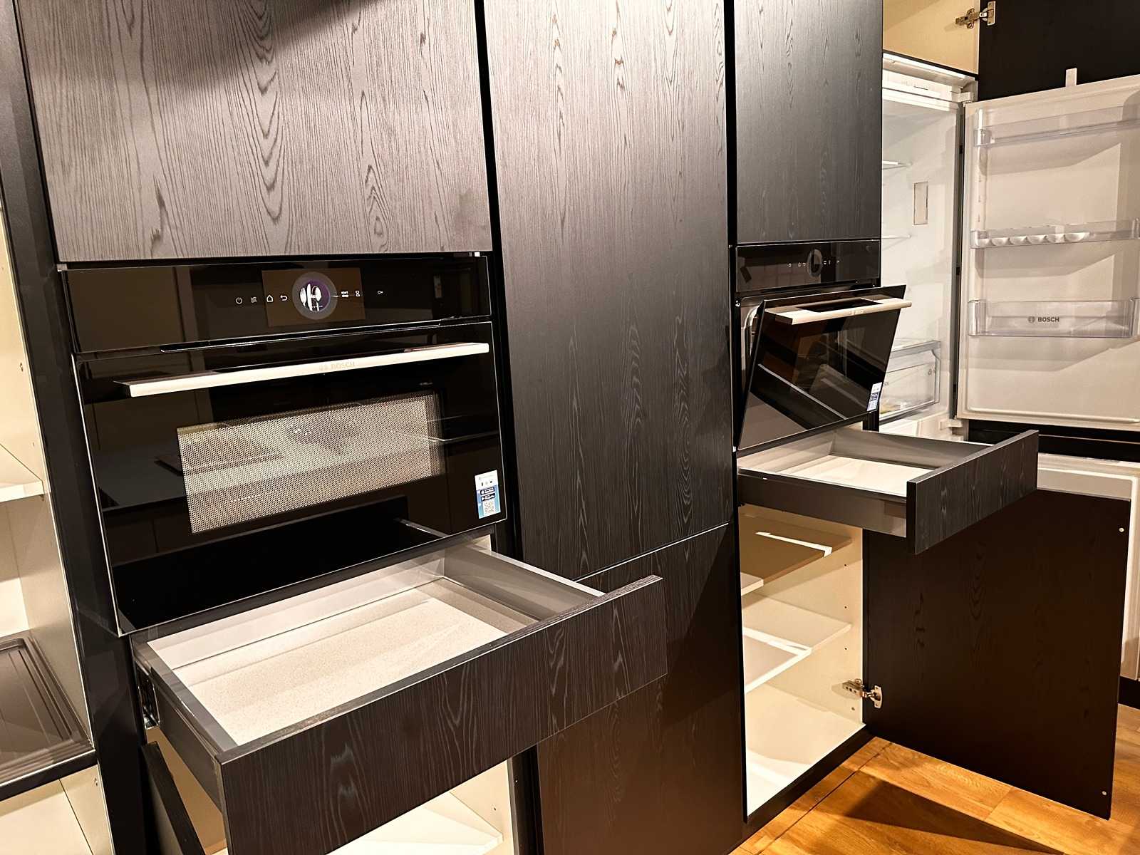 Nobilia Structura Eiken nero met wit eiland keuken - Nobilia Keukens keukens | afbeelding 9 van 32