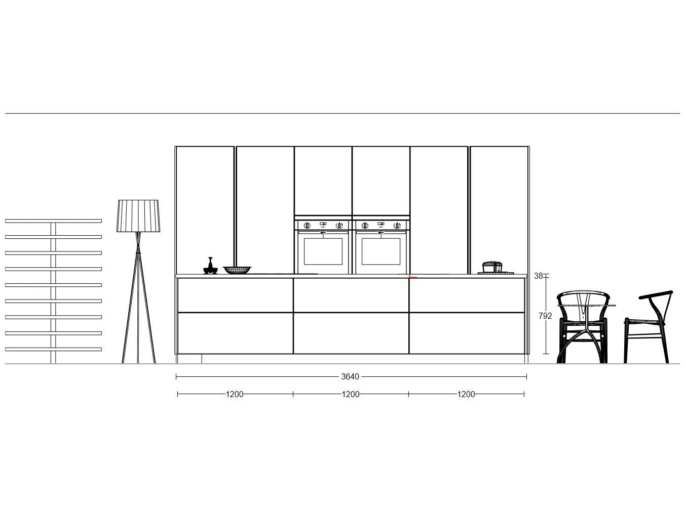Nobilia Structura noten Milano Olijf lak Eiland - Nobilia Keukens keukens | afbeelding 20 van 29