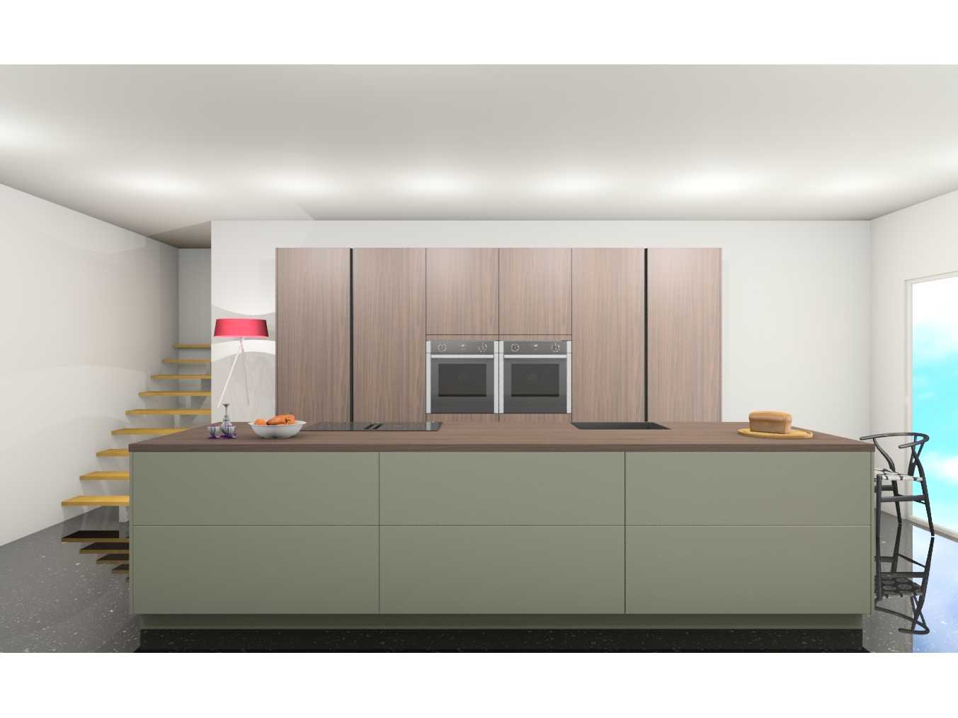 Nobilia Structura noten Milano Olijf lak Eiland - Nobilia Keukens keukens | afbeelding 3 van 29
