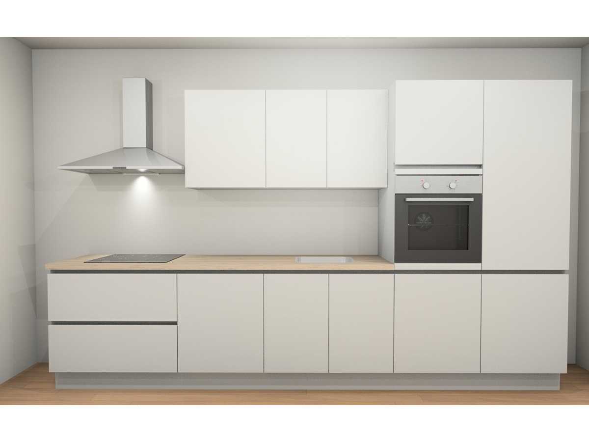Nobilia Touch Alpin mat wit recht keuken - Nobilia Keukens keukens | afbeelding 2 van 19