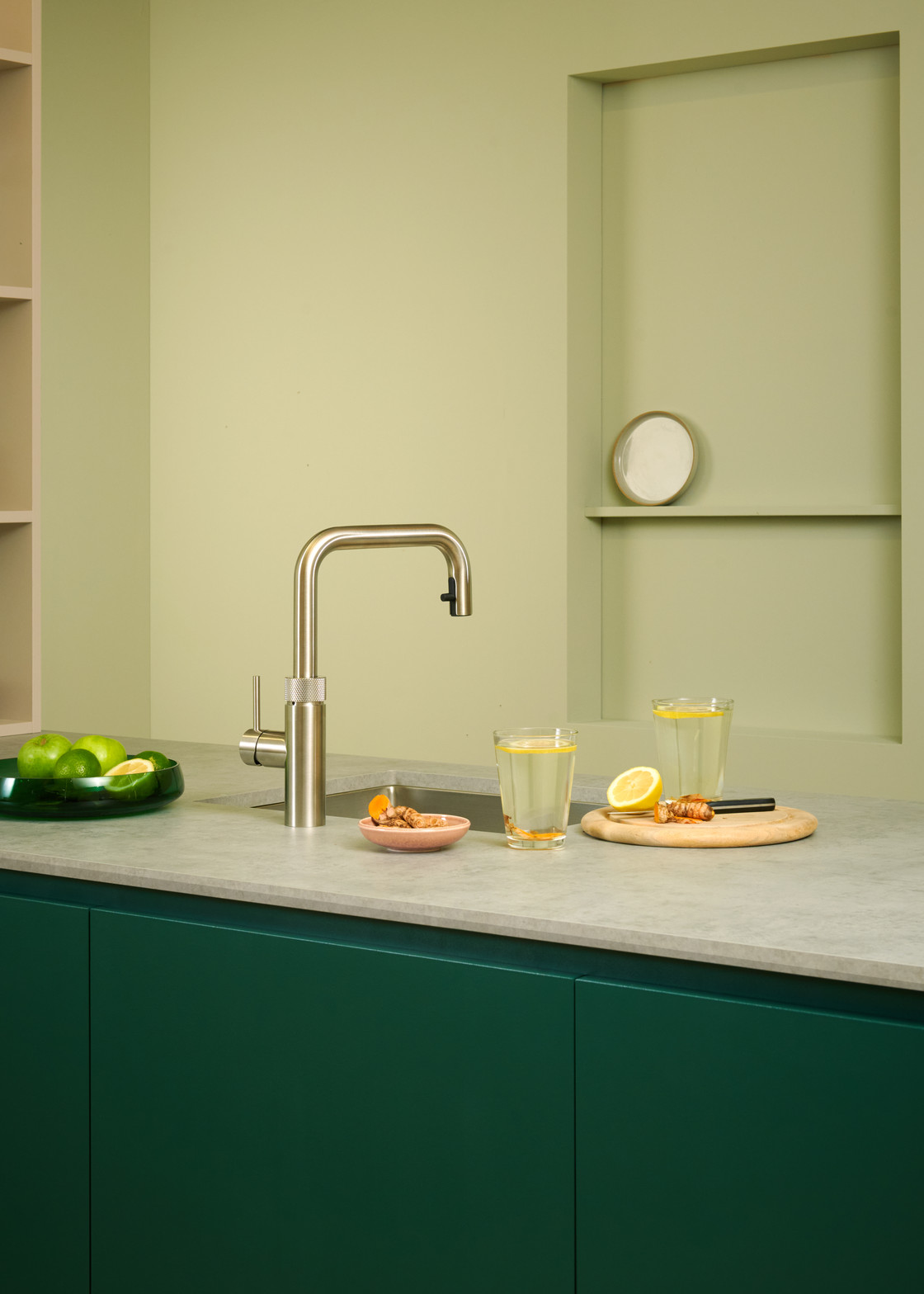 Quooker COMBI + Flex Square RVS + CUBE Kokendwaterkraan - Quooker kranen | afbeelding 2 van 7