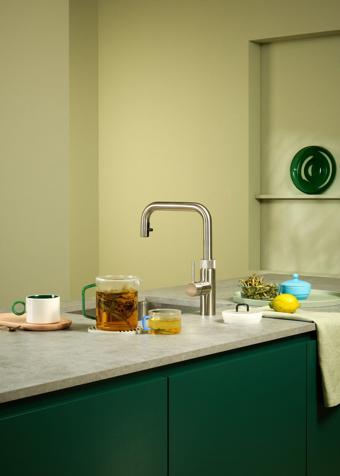 Quooker COMBI + Flex Square RVS + CUBE Kokendwaterkraan - Quooker kranen | afbeelding 4 van 7