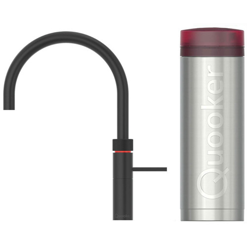 Quooker PRO3 + Fusion Round Zwart Kokendwaterkraan - Quooker kranen | afbeelding 5 van 7