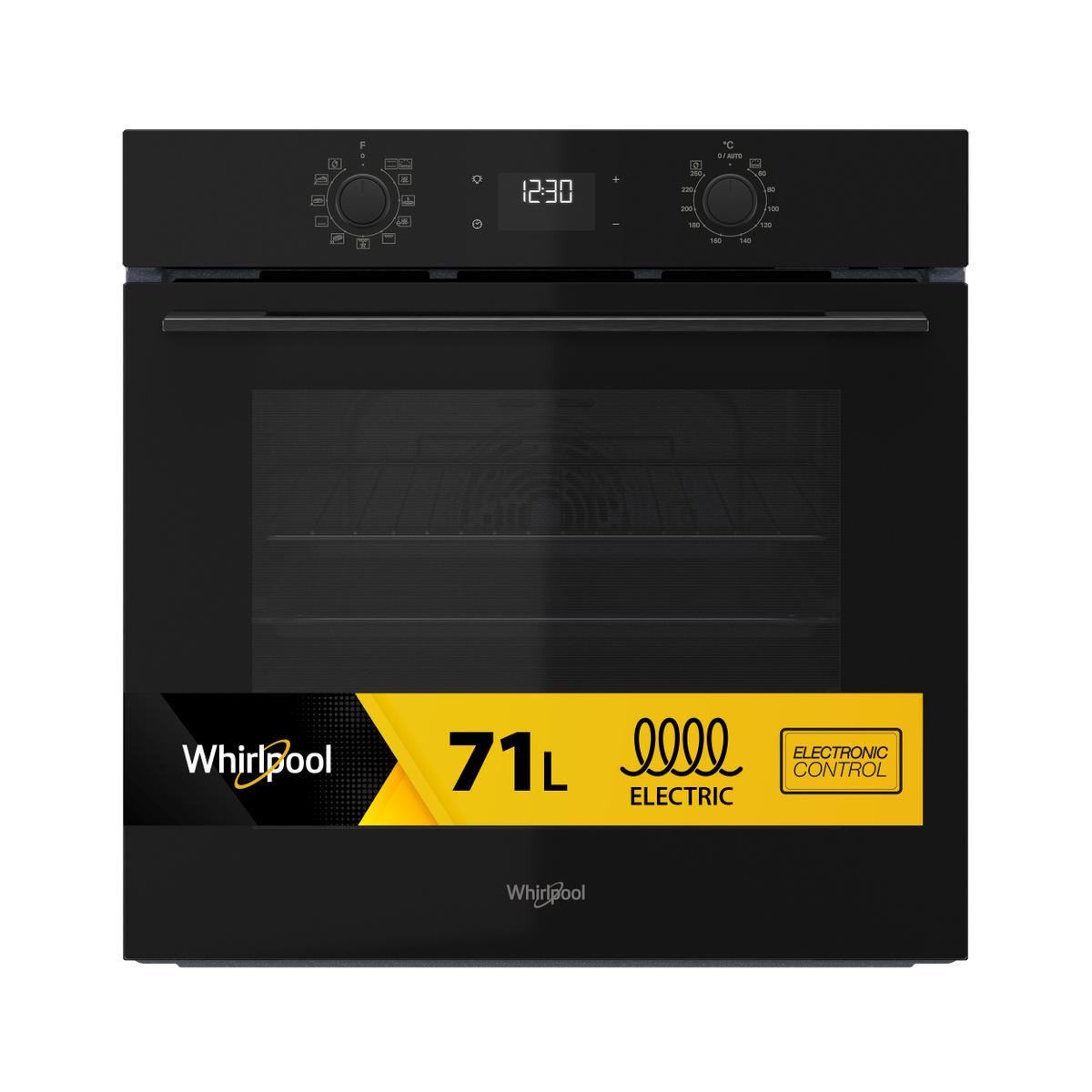 Whirlpool OMK58HU1B Oven Inbouw 71 liter - Whirlpool apparatuur uit voorraad leverbaar