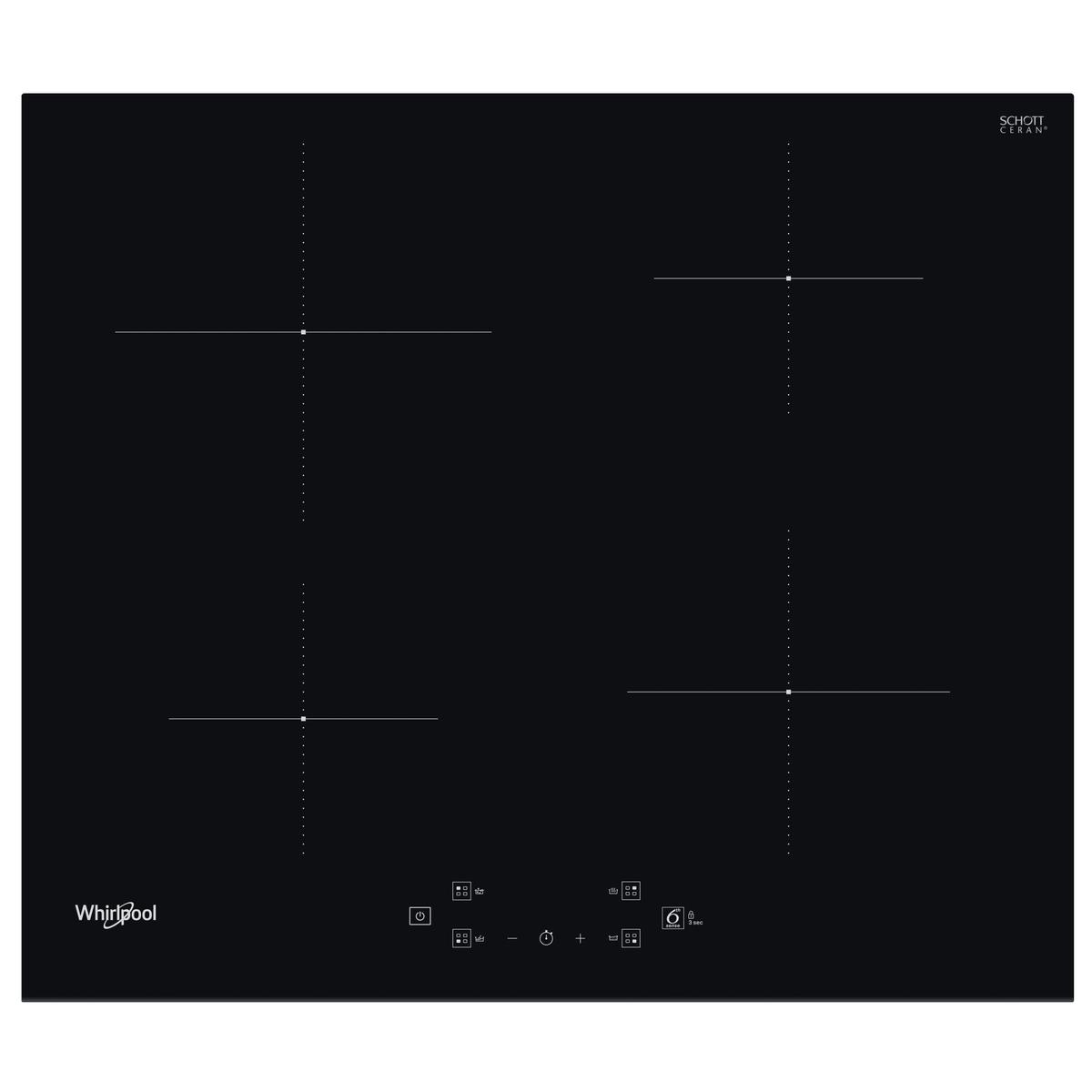 Whirlpool WS Q2760 BF Inductiekookplaat - Whirlpool apparatuur uit voorraad leverbaar